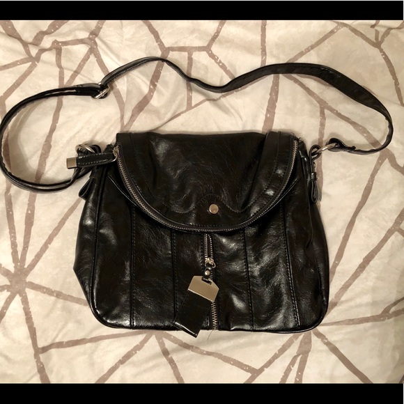 Black Faux Leather Purse👜 🖤 - Picture 1 of 4